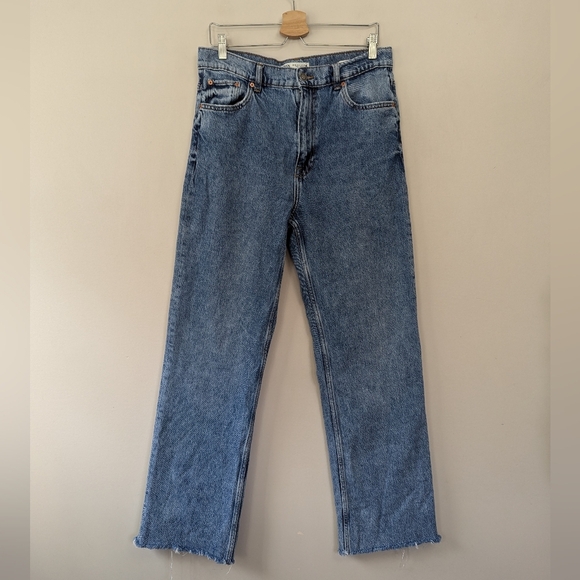 Zara The 90s Full Length Straight Leg Jeans - Picture 2 of 13